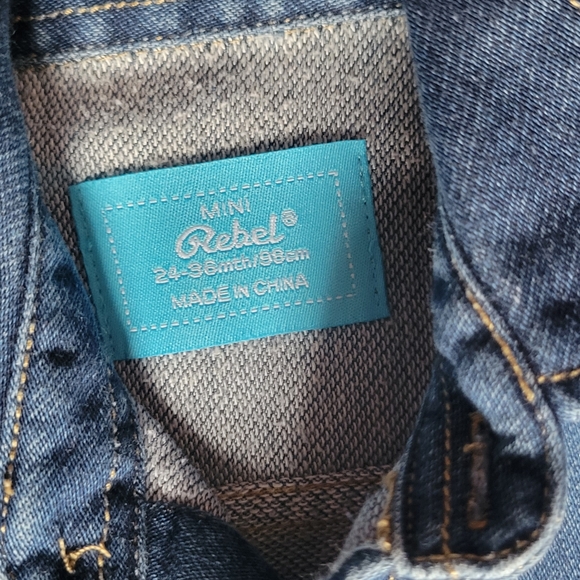 Crazy 8 Tutu Skirt and Mini Rebel Denim Button Down Shirt - Picture 4 of 7